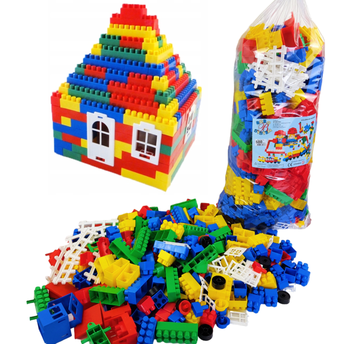 KLOCKI KONSTRUKCYJNE 300 el POLSKIE Dla Dzieci