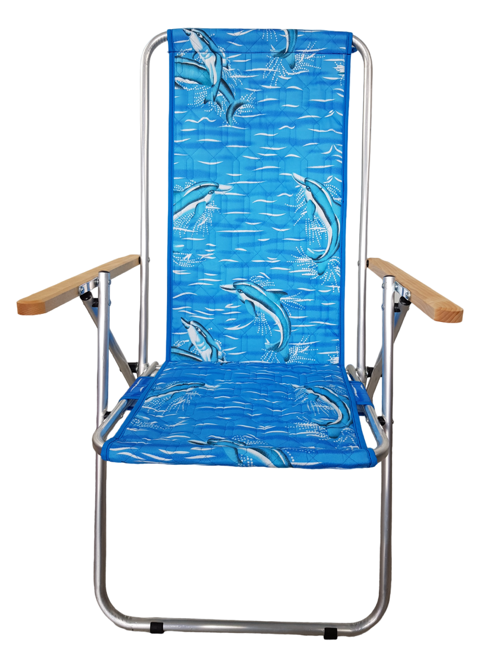 LEŻAK plażowy ALUMINIOWY ogrodowy Dwupozycyjny - obrazek 3