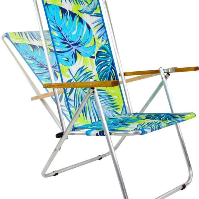 LEŻAK plażowy ALUMINIOWY ogrodowy Dwupozycyjny