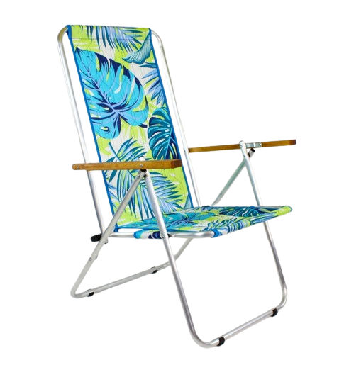 LEŻAK plażowy ALUMINIOWY ogrodowy Dwupozycyjny - obrazek 3