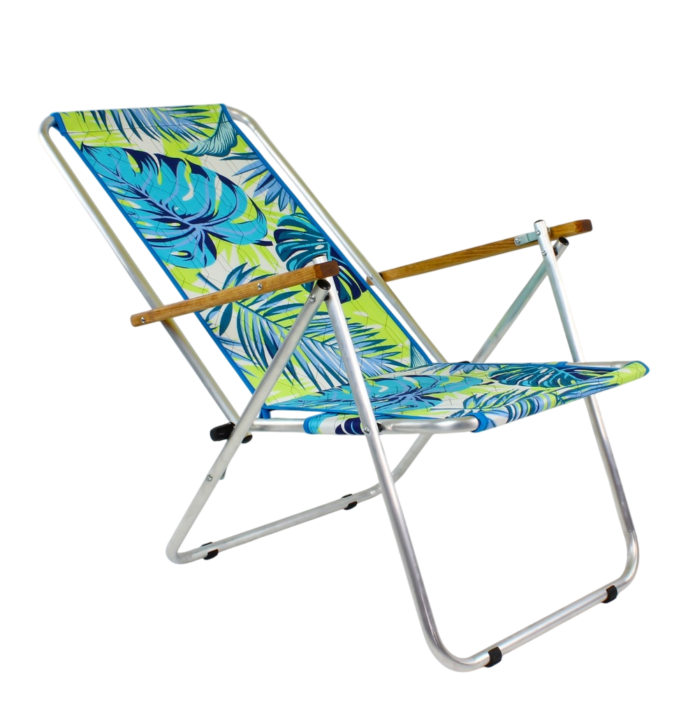 LEŻAK plażowy ALUMINIOWY ogrodowy Dwupozycyjny - obrazek 4